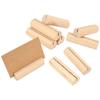5/10Pcs Rustic Wedding Wooden Place Card Holders Photo Postcard Clip Stand Engagement Birthday Party Table Number Name Sign