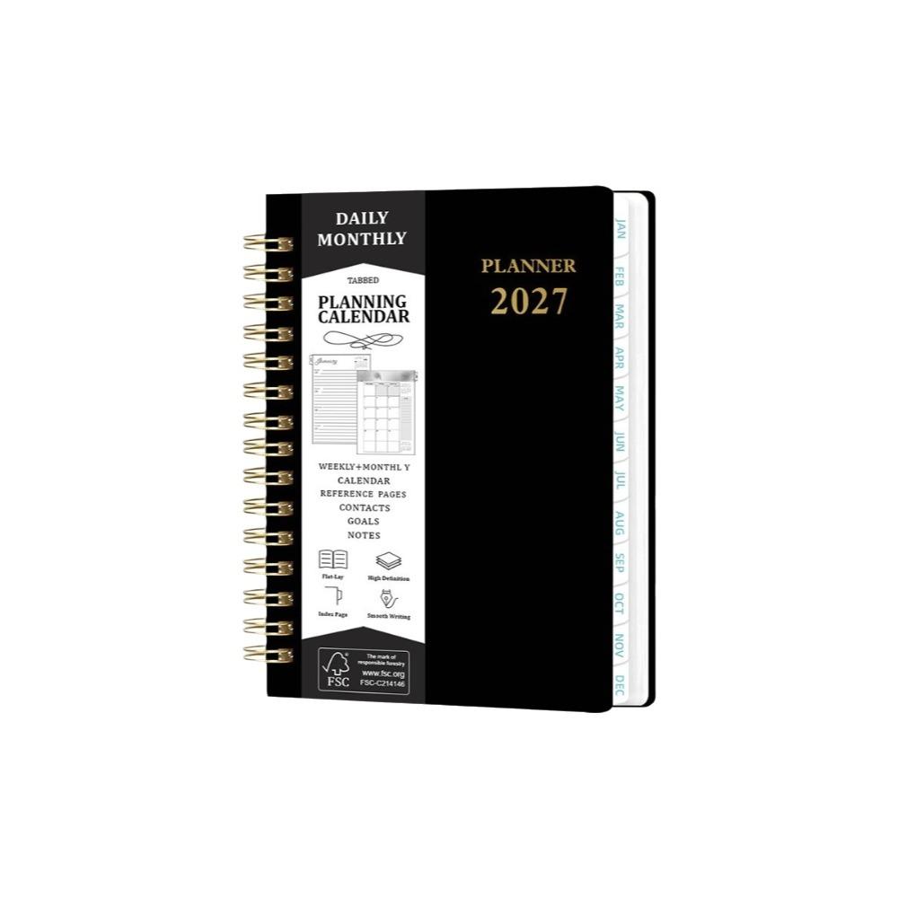 Планер-ежедневник Efficiency 2027, плотная бумага, формат А5, блокнот для планирования, канцелярские товары