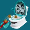 Игра-игрушка «Стрельба какашками в унитаз» с вылетающими фекалиями для игры в помещении с родителями и детьми, веселье