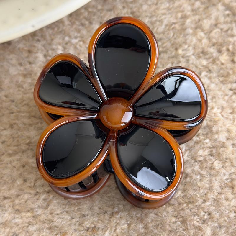 Акриловый цветок заколка для волос винтажная мода заколка для волос женские головные уборы шпилька краб зажим заколка для волос для девочек аксессуары для волос подарки