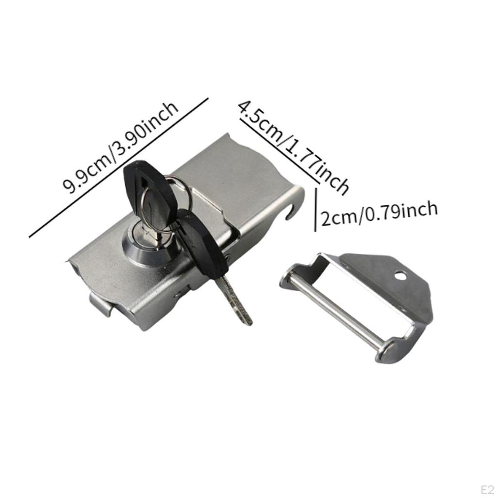Motorcycle Rear Trunk Lock Accessories Professional Replacement Universal Fit Repair Motorbike