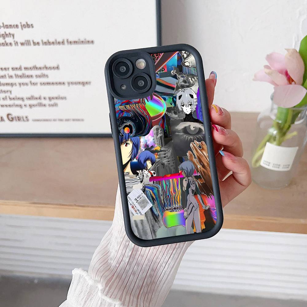 Чехол для телефона N-Neon G-Genesis E-Evangelion Для IPhone 17 16 15 14 13 Pro Max Plus 12 11 Обложка