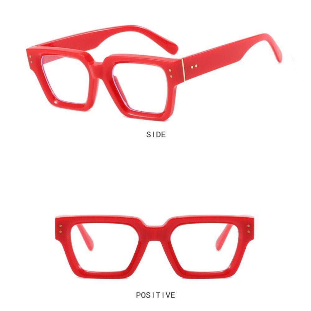 Irregular Square Frame Sunglasses Rice Nail UV400 Sun Glasses Multicolor Lenses Eyewear Outdoor