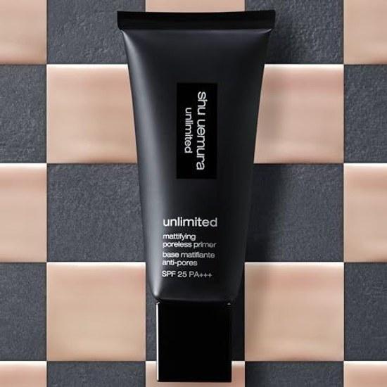 shu uemura Unlimited Mattifying Poreless Primer 30mL SPF25 PA+++ Moisturizing Sensitive Skin