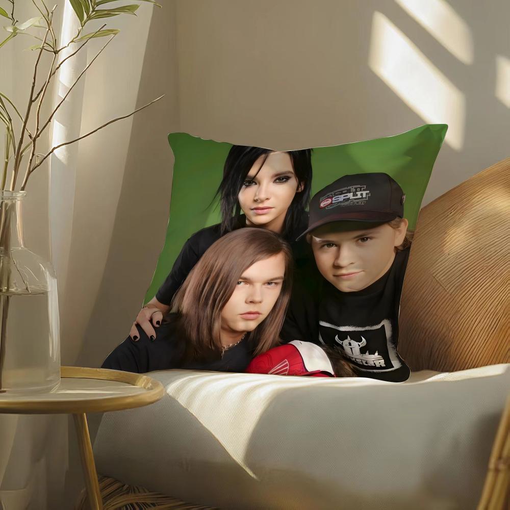 Tokio Hotel Наволочка Шелковистая Элегантный Комфорт Диван-кровать Невидимая Молния