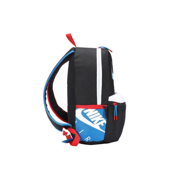 Jordan Aj4 Flight Red And Blue Color Block Polyester Basketball Backpack Unisex Backpack Black 9A0377-023