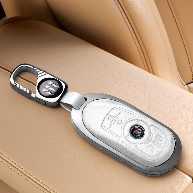 Совместимый чехол для ключей для Buick Encore, Envision, Regal, Envision GX/Flag Моделей, Дизайн с пряжкой-ракушкой.