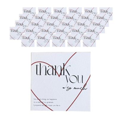 Best Pack Love Thank You Photocards 8 X 8 Cm, Red, 40 Pcs