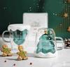 Christmas Tree Double Walled Glass 300 ml