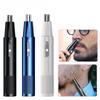 1 комплект электрическая машинка для стрижки волос в носу перезаряжаемая мультикинетическая бритва два в одном унисекс полностью автоматическая моющаяся бритва для носа триммер