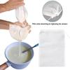 10pcs Mesh Food Strainer Filter Bags 80 Mesh Nylon Straining Bag Fine for Nut Milk, Green Juice, Cold Brew, Home Brewing (15x20cm)