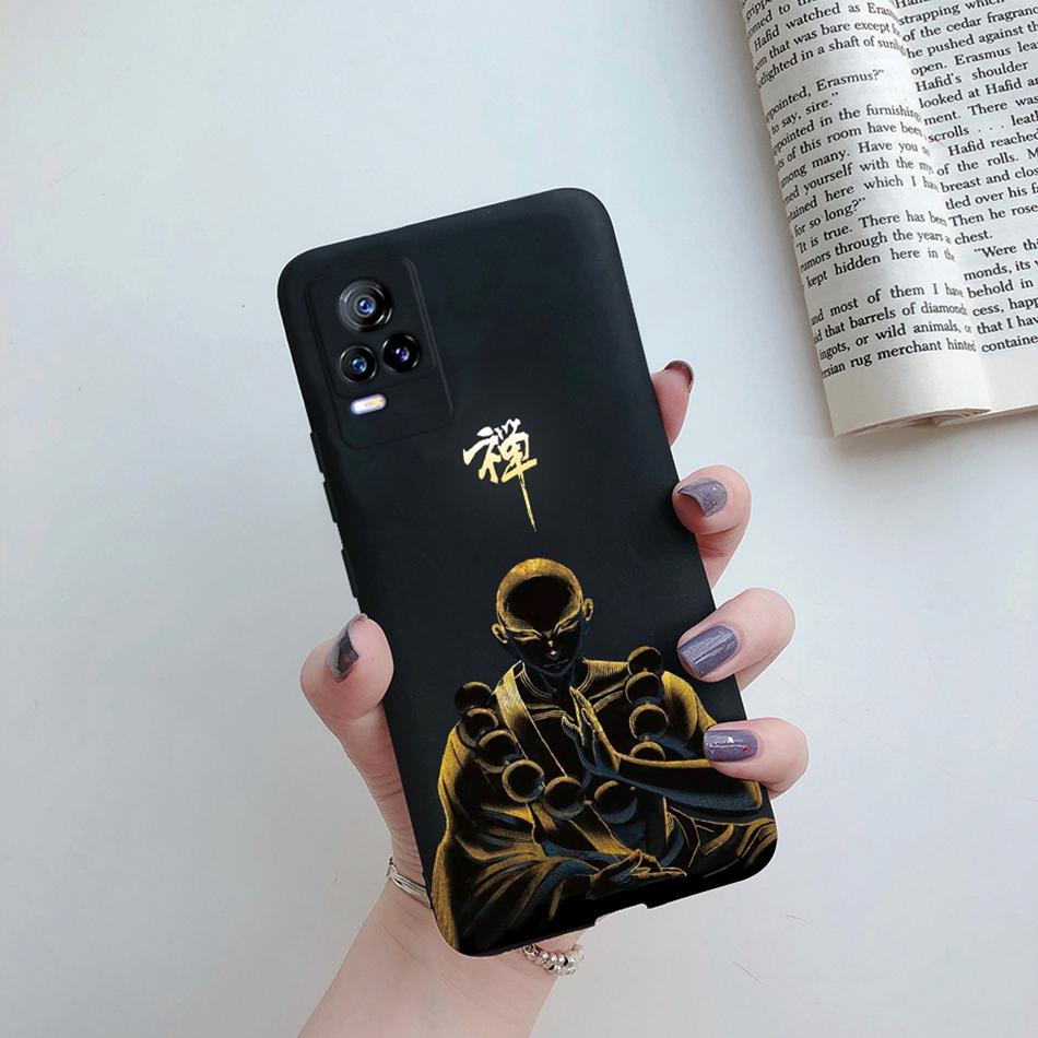 Чехол для Vivo V21e 2021 Кот Цветок Мягкий ТПУ Чехлы для Телефона Для Vivo V21 V 21 V 21e 4G 5G V2061 V2066 V2108 V2050 Задняя Крышка Fundas