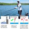 KOMCLUB Landing Net, Ash Net, Made of Carbon, Total Length 6.6M, Telescoping Landing Pole, Rock Ball Set, 9 Pieces, Rubber Coating Net, Sea Fishing