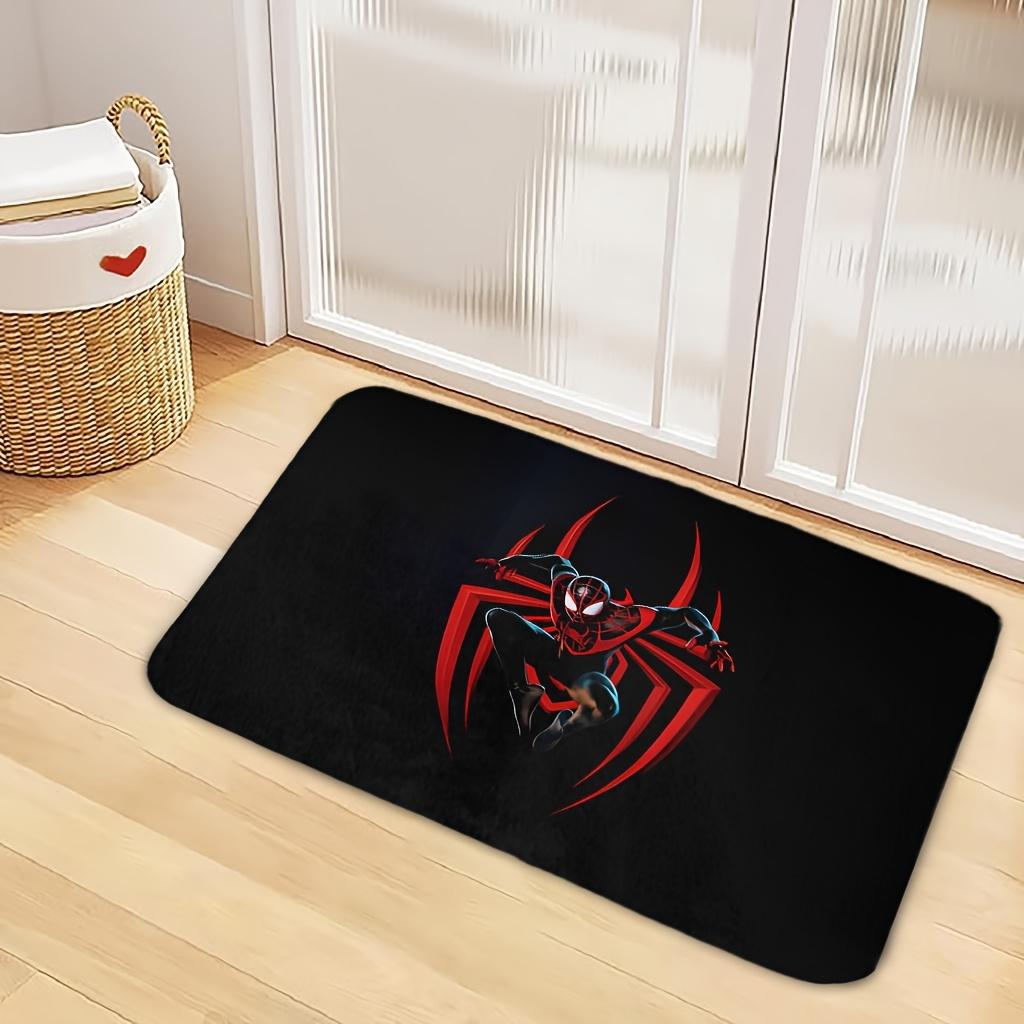Authorized 1pc MARVEL Spider-Man Bath Mat, Absorbent And Quick-Drying, Non-Slip And Ultra-Soft Rug for Entryways, Suitable for