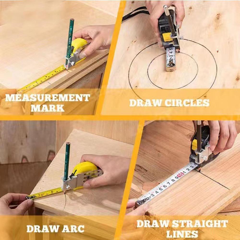 2PCS Precision Marker Scriber Tool Heavy Fixed Mark Tool Tool Tape Measure Marker Tool DIY