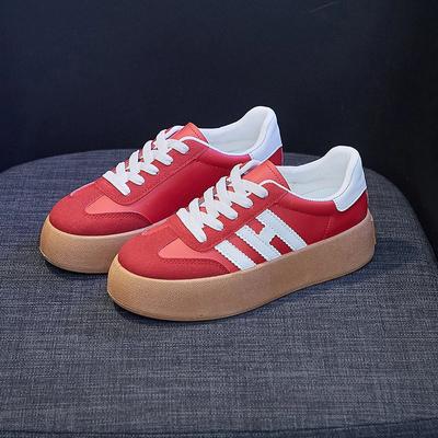 Женские туфли на платформе, роскошные повседневные теннисные кроссовки из искусственной кожи для женщин, удобные дизайнерские брендовые вулканизированные туфли