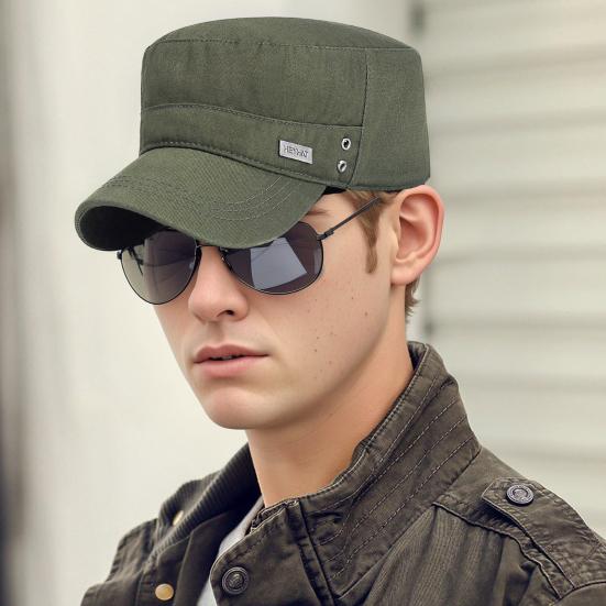 Унисекс кадетская военная кепка регулируемая тактическая кепка оператора с плоским верхом бейсболка для улицы шляпа от солнца для прогулок яхтинг