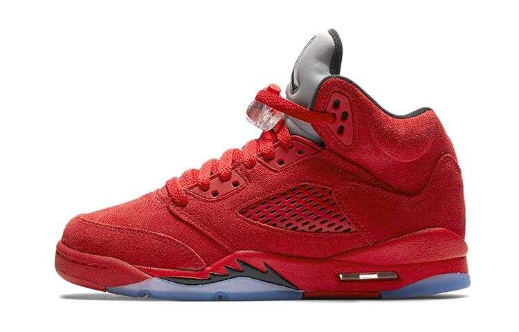 Jordan 5 Ретро Красная Замша GS 440888-602