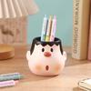 1Pcs Cute Crayon Shin Chan Pen Holder Makeup Brush Organizer Perfect For Office Desk Decor Creative Storage Pen Holder