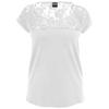 T-shirt Femme - Urban Classics - Top En Dentelle - Noir - 100% Coton - Manches Courtes