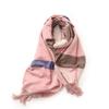 Scarf Women's Winter 2025 New Plaid Printing Tassel Imitation Cashmere Scarf Fashion Warm Shawl Scarf