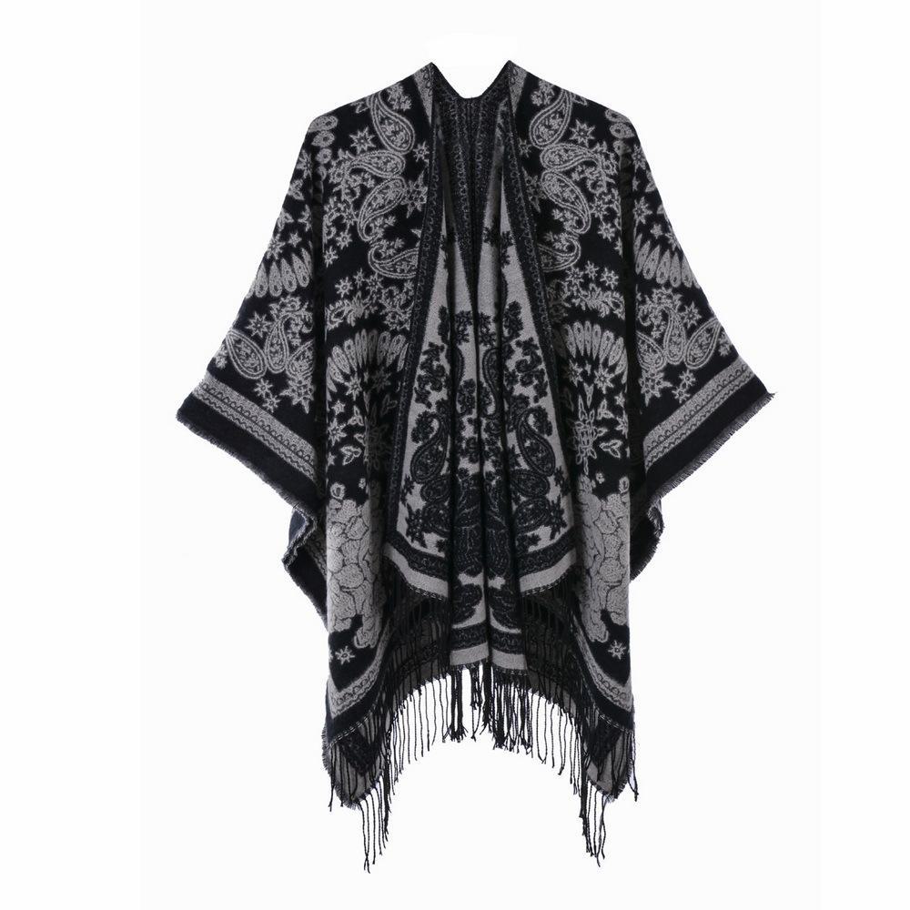 Stylish Ethnic-Style Warm Shawl: Perfect for Travel In Yunnan & Tibet, Summer Imitation Cashmere Scarf for Women