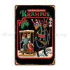 Веселье с Крампусом Металлическая табличка Постер Кинотеатр Кастомный Кастомный Настенный мурал Жестяная вывеска Постер
