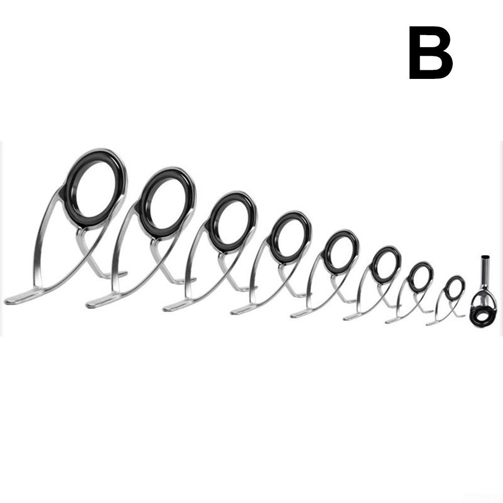Верхнее кольцо удочки из нержавеющей стали, ремонт керамики