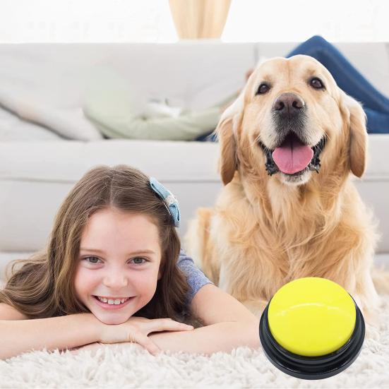 Кнопка записи голоса Интерактивная кнопка для общения с собакой Обучающий зуммер для общения с питомцем