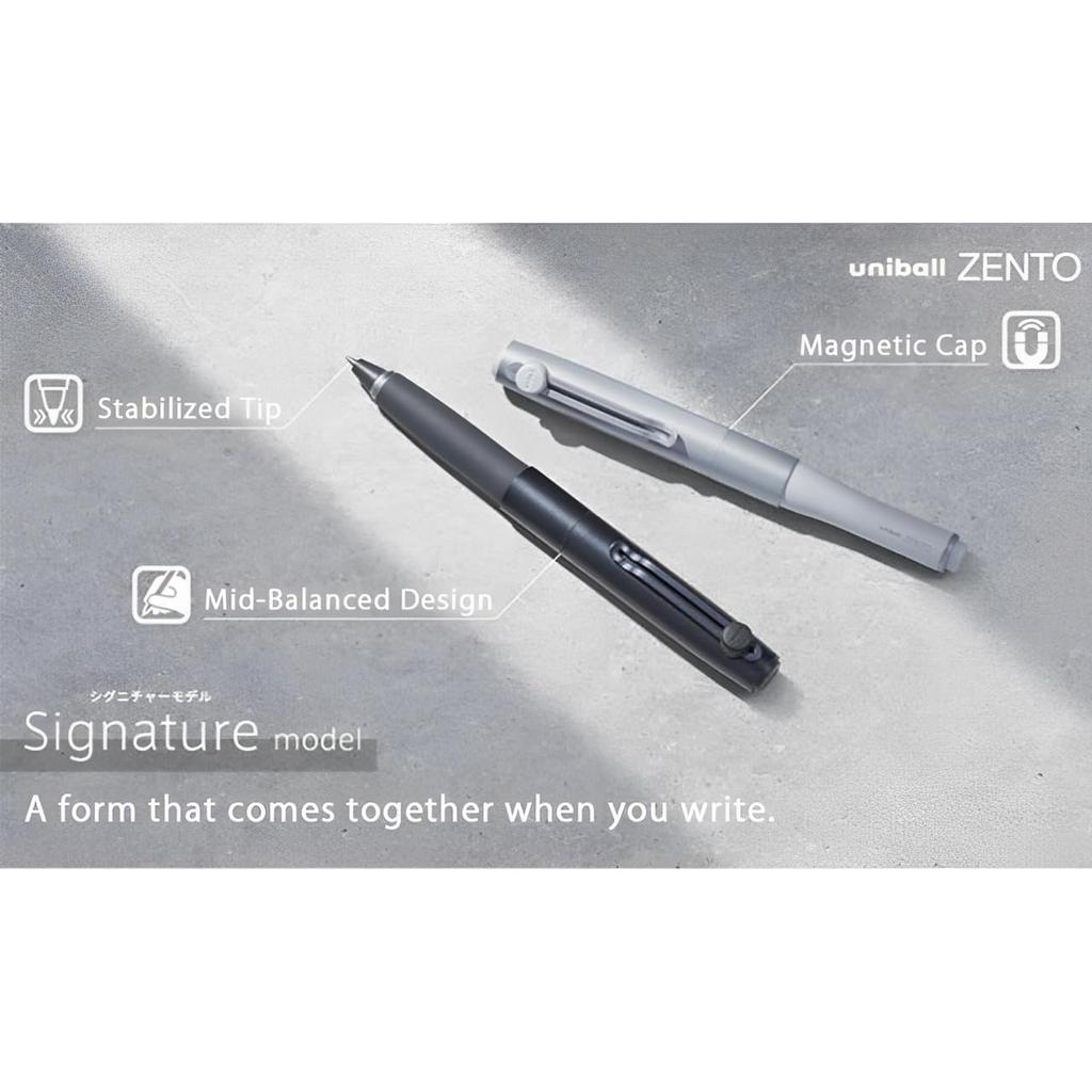 Uniball ZENTO Signature Model 0.5 мм [Металлический черный]
