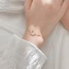 Fashion Moon Star Charm Bracelet 925 Sterling Silver Micro Cubic Zircon Pendant Bracelet For Women Jewelry SL390