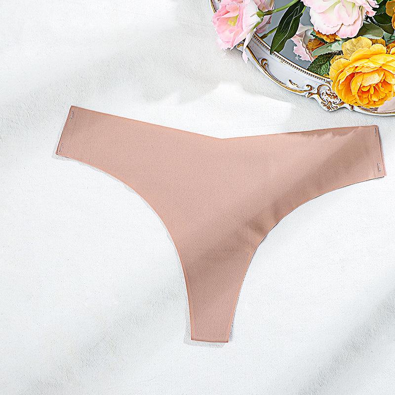 Сексуальные стринги большого размера с леопардовым принтом, низкая посадка, ледяной шелк, хлопковая ластовица - Европейский и американский стиль