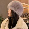 Warm Fluffy Fur Bucket Hat Thicken Mongolian Cap New Winter Hat Chrismas Gifts