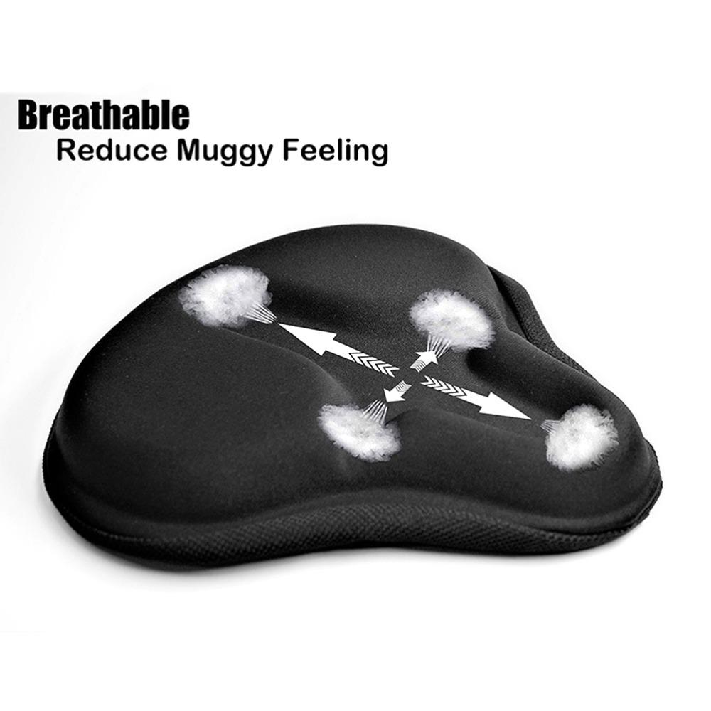 Silicone Bike Seat Cover Breathable Bike Seat Cushion Cover  for Bicycle Seat Comfort