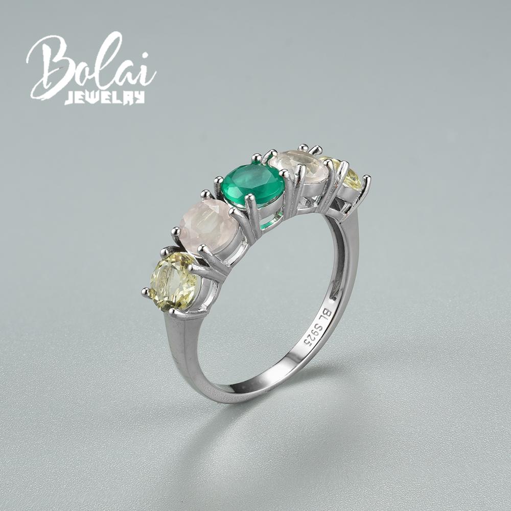 Simple Natural Agate Rose Lemon Quartz Gemstone Ring Earrings Jewelry Set Suitable for Daily Wear of Women's Fine Jewelry