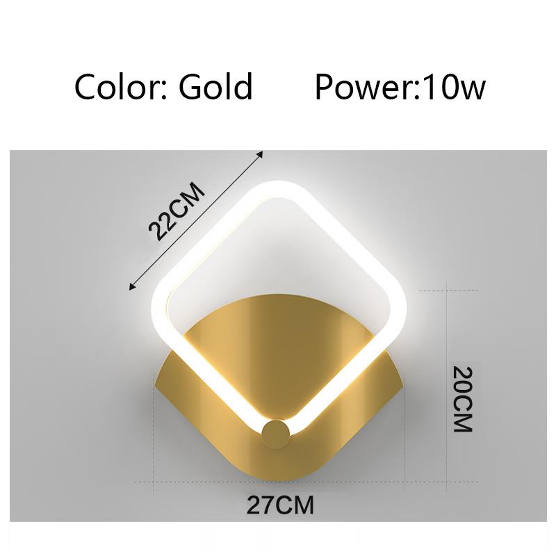 Modern Led Wall Lights Lamp for Bedroom Living Room Corridor Home Deco 90-260V Bedside Wall Lamp Sconce Fixtures Free Mail