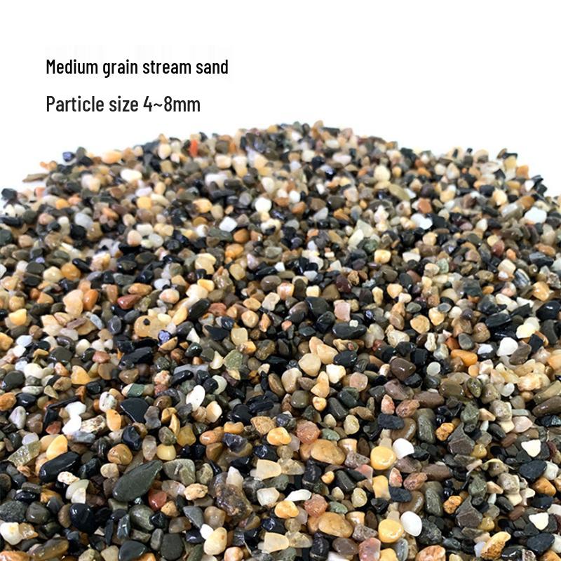 Натуральный мелкий аквариумный песок: Натуральный Декор Субстрата для Аквариумов с Цветным Кристаллом и Речным Песком