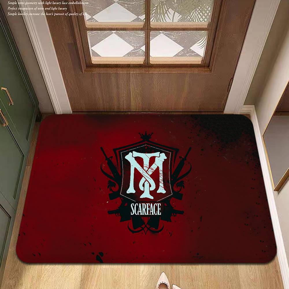 Movie S-Scarface Kitchen Mat Nordic Style Bedroom Living Room Doormat Home Balcony Anti-Slip Welcome Rug