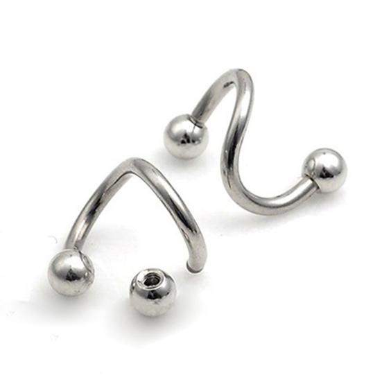 Женщины поворот нос губы шикарные шпильки брови хряща кольцо серьги пирсинг