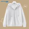 Jeanswest Women's Hooded Full-Zip Fleece Sweatshirt