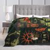 Warm Soft Blankets Picnic Pierce the Veils  Bedding Throws  Flannel Bedspread For Couch Bed Fashion Sofa Bed Cover