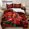 Cristianos Golden Legacy Three-piece set (1 * duvet cover + 2 * pillowcase, without core) 2D Flat Soft and comfortable Bedding set