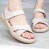 Flat-bottomed Fashion Sandals Women's Comfortable Soft-soled Non-slip Beach Shoes Youth Large-size Beef Tendon Soles Retro Maternity Shoes