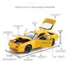 1/24 Mazda RX7 Alloy Sports Car Model Diecasts Metal Toy Racing Vehicles Car Model Simulation Sound and Light Childrens Toy Gift