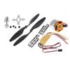 Propeller Kits 4pcs A2212 1000KV Brushless Motor + 4pcs HP 30A ESC + 4pairs 1045 Prop (B)
