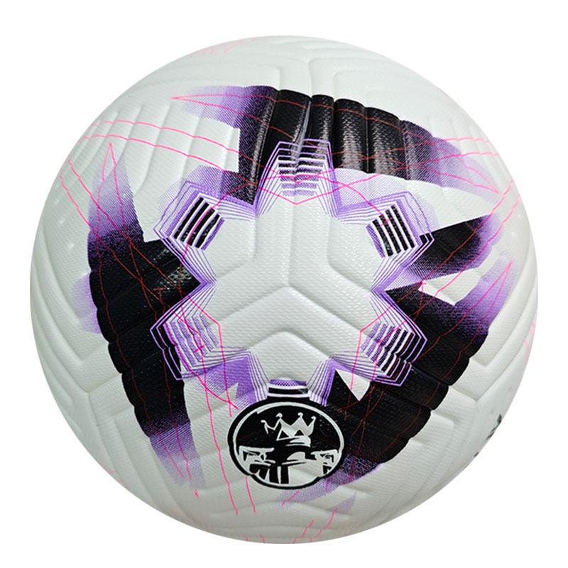 Бесшовный кожаный водонепроницаемый футбольный мяч Премьер-лиги для тренировок и соревнований — подходит для взрослых и молодежи.