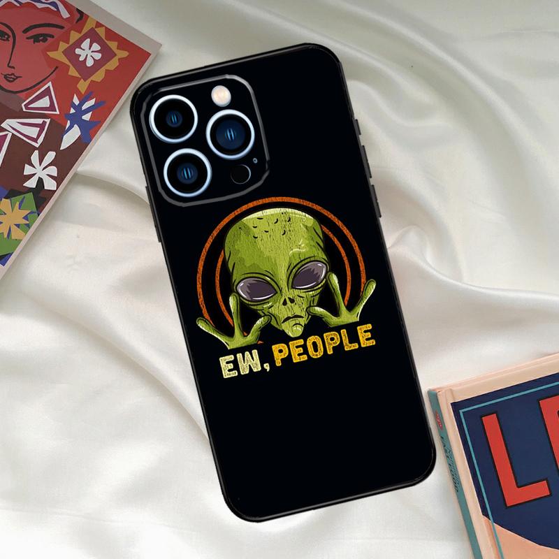 Чехол для телефона Инопланетный Марсианский НЛО для iPhone 15 14 12 11 13 16 17 Pro Max 15 16 Plus 13 Mini 16e 17 Air Funda Cover