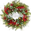 Christmas Wreath Door Hanging Decor Home Mall Window Party Festive Simulation Ornament