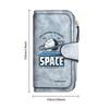 Fashion Space Pattern Long Wallet Multi Card Slot Portable Women Purse