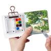 Mini Watercolor Acrylic Color Box, Small Drawing Board, Portable Ledger, Sketching, Travel Painting, Drawing Book
